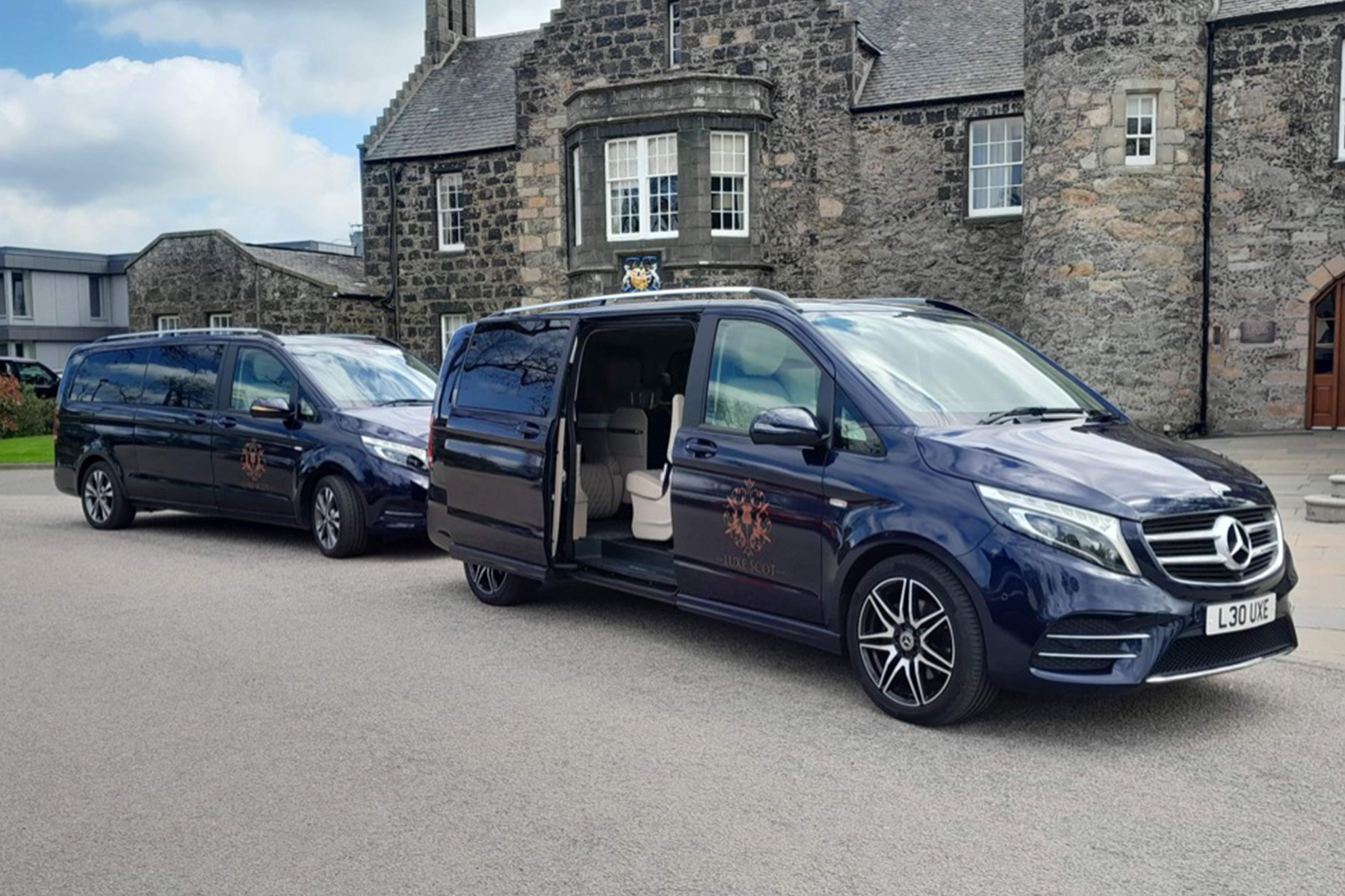 Jet Class Vehicles at Meldrum House - Luxe Scot