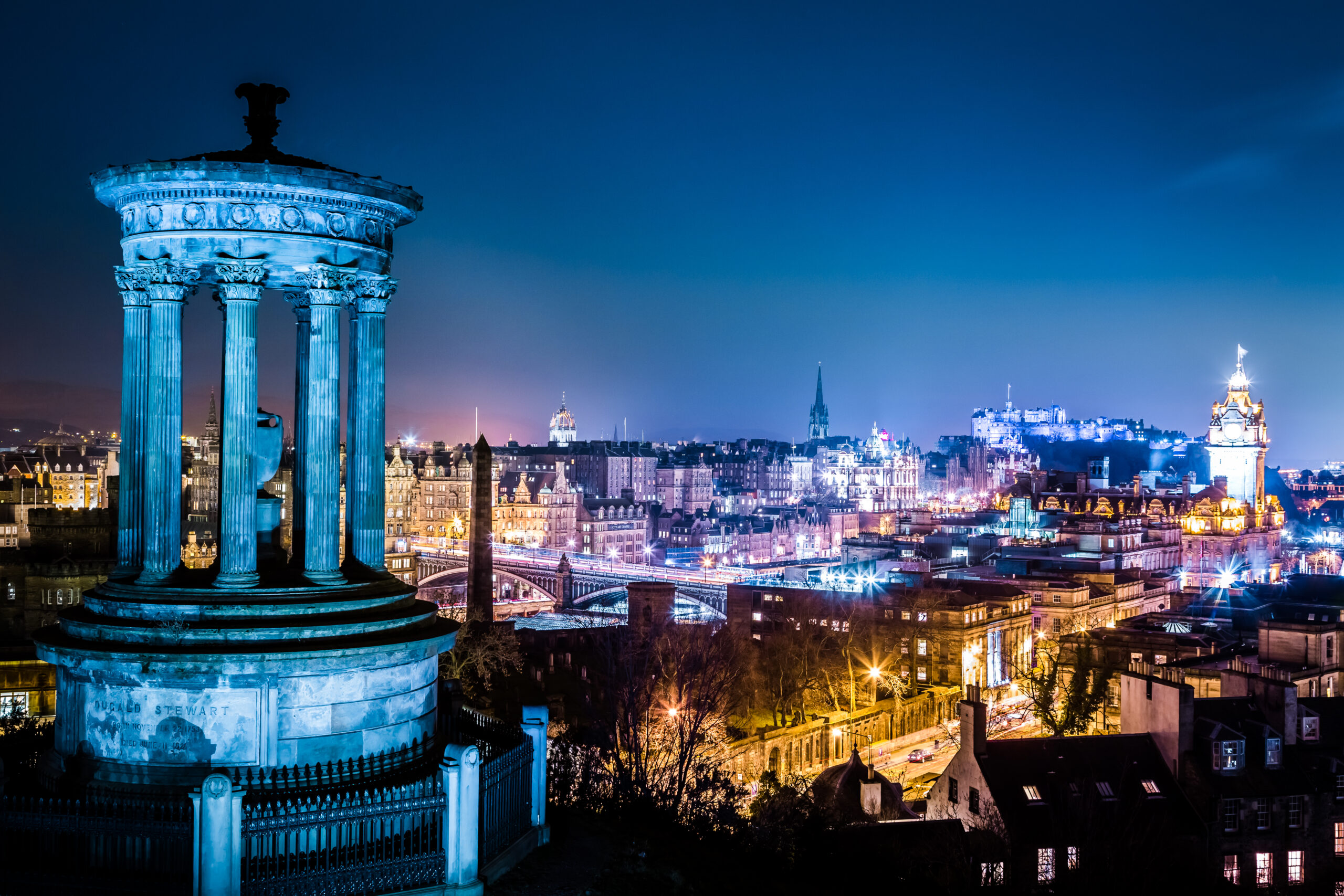 Edinburgh Skyline - Luxe Scot